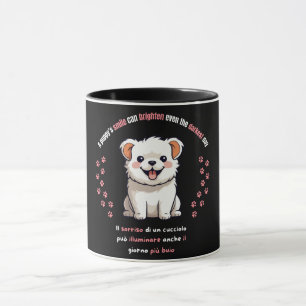 Mug Chiot mignon souriant