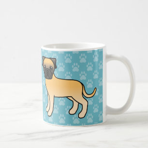 Mug Chiots Bullmastiff Faon de Dessin Animé Mignons