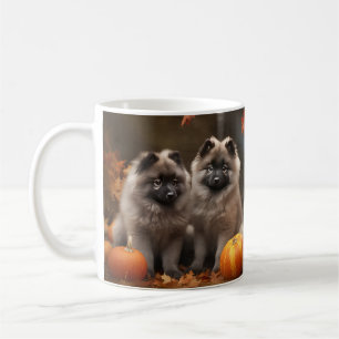 Mug Chiots Keeshond Automne Délice Citrouille