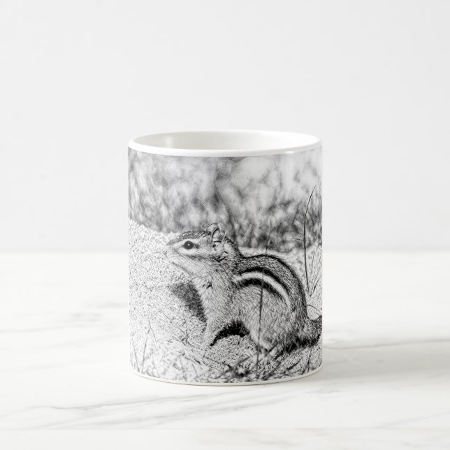 Mug Chipmunk Sketch (Centre)