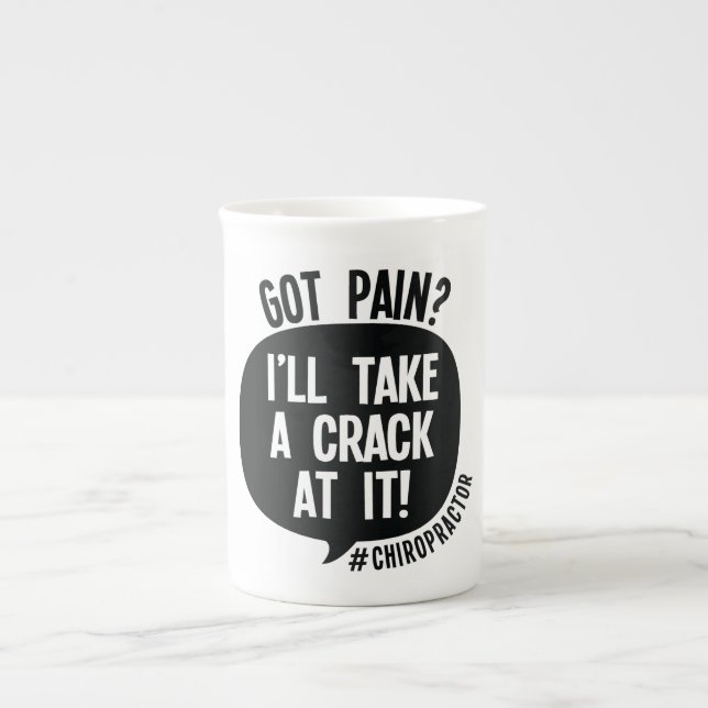 Mug chiropraticien amusant (Devant)