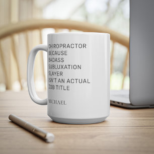 Mug Chiropraticien Parce Que Cotravailleur De Couche D