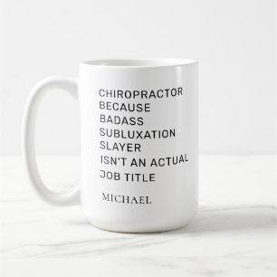 Mug Chiropraticien Parce Que Subluxe Couche Personnali