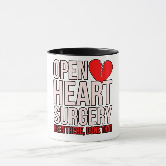 Mug Chirurgie cardiaque ouverte Sensibilisation aux ma (Centre)