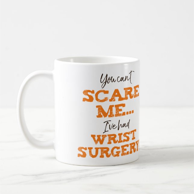 Mug Chirurgie de poignet amusant récupération (Gauche)