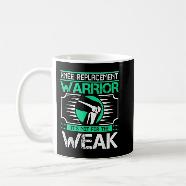 Mug Chirurgie de remplacement du genou Obtenez bien Dr (Gauche)