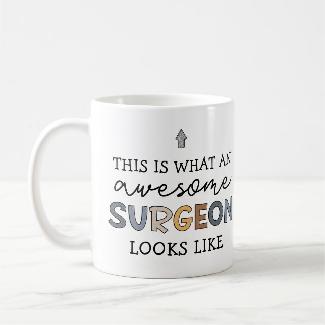 Mug Chirurgien Funny Awesome Meilleur Chirurgien Cadea (Gauche)