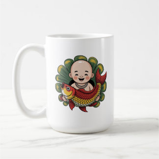 Mug | Chloe Baby - Joli garçon avec Lucky Koi