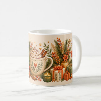 Mug Chocolat Chaud de Noël Botanique Cosy