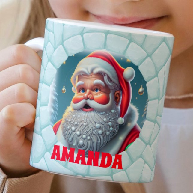 Mug Chocolat chaud pour enfants personnalisés de Noël  (Créateur téléchargé)