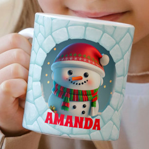 Mug Chocolat chaud pour les enfants personnalisés de N