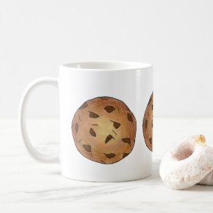 Mug Chocolat Chip Cookies Junk Food Baking Foin