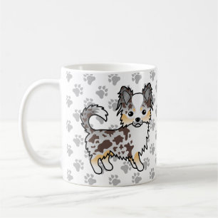 Mug Chocolat Merle long manteau Chihuahua Chig & Paws
