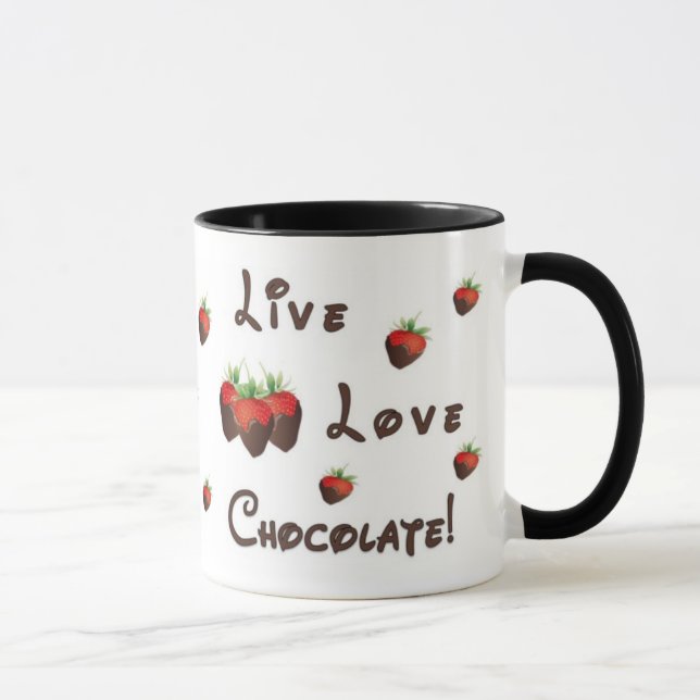 Mug Chocolat vivant d'amour (Droite)