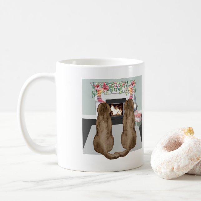 Mug Chocolate Labrador (Avec donut)