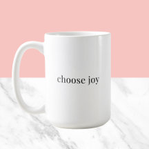 choisir la joie - pensées positives simple typogra
