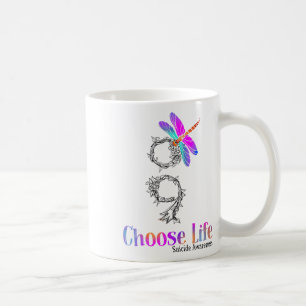 Mug Choisir un dragon de sensibilisation au suicide