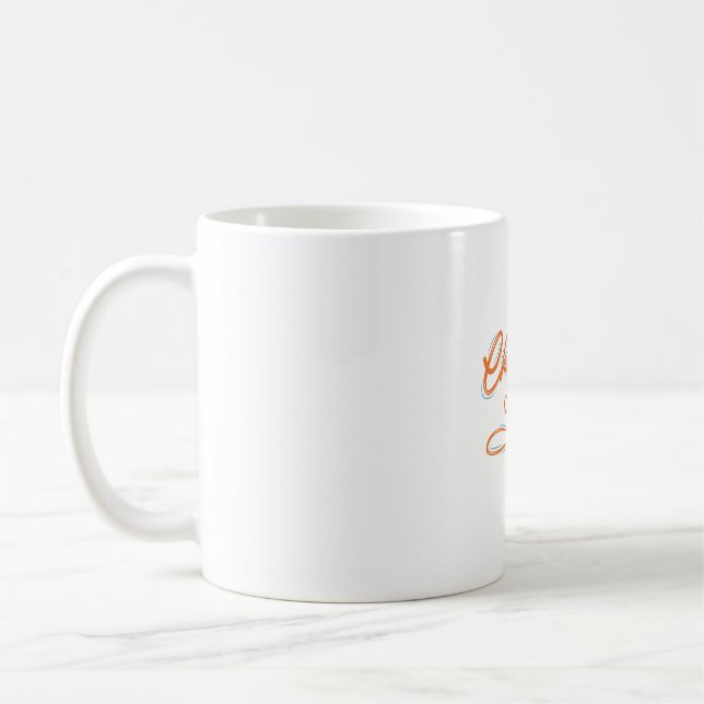 Mug Choisissez Joy avec un coeur comme pièce centrale (Gauche)