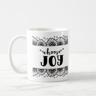 Mug Choisissez Joy Citation Inspirationnelle Cute Tour