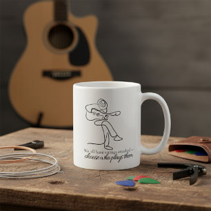 Mug Choisissez qui joue votre musique Line Art