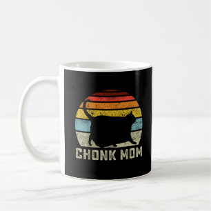 Mug Chonk Chat Maman Échelle Mème Drôle Retro Style ma