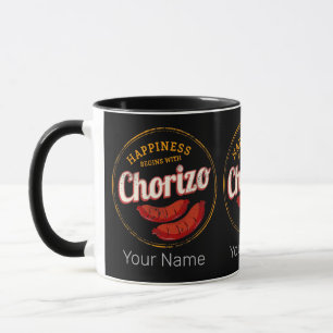 Mug Chorizo Retro Saucisson Vintage barbecue gastronom