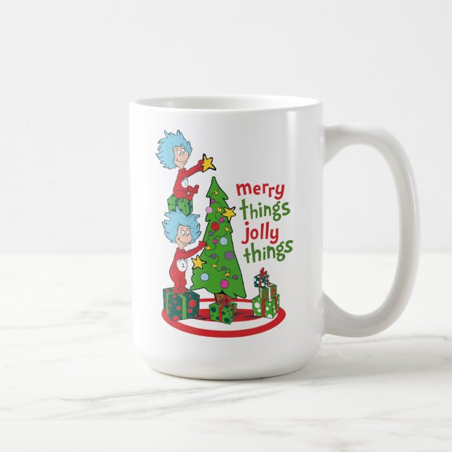 Mug Chose Une Chose Deux Merry Things Jolly Things (Droite)