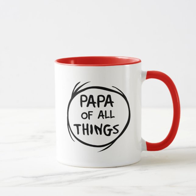 Mug Chose une chose deux - Papa de toutes les choses (Droite)