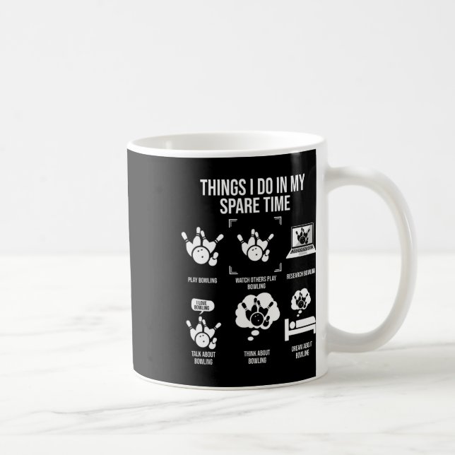 Mug Choses que je fais pendant mon temps libre Équipe  (Droite)