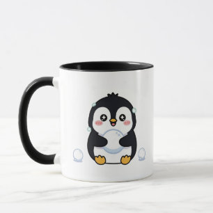 Mug Chou Mignon Pingouin Hiver Confortable