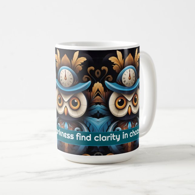 Mug Chouette 2 (Devant droit)