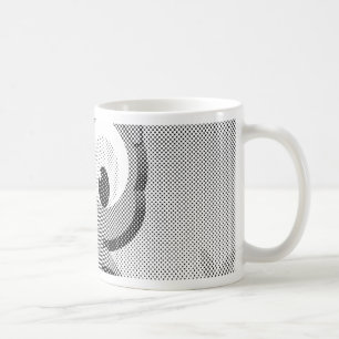 Mug Chouette À Papier En Noir Et Blanc