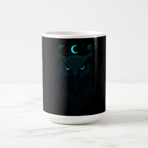 Mug Chouette Astrale - Sagesse de la Nuit Cosmique