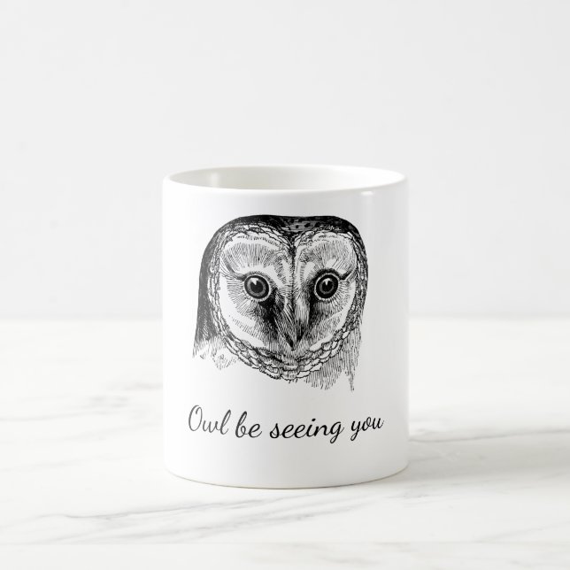 Mug Chouette avec devis (Centre)