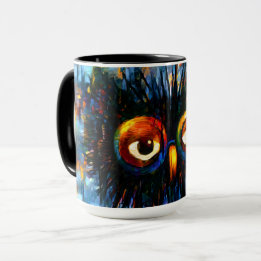 Mug Chouette brillante et sage