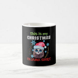 Mug Chouette C'Est Ma Chemise De Pyjama De Noël