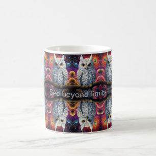 Mug Chouette cosmique de sagesse