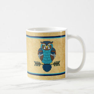 Mug Chouette d'art populaire nordique