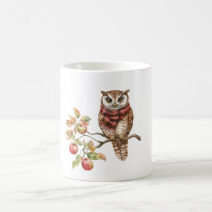 Mug Chouette de l'arbre de pommier