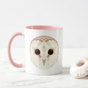 Mug Chouette d'élevage rose