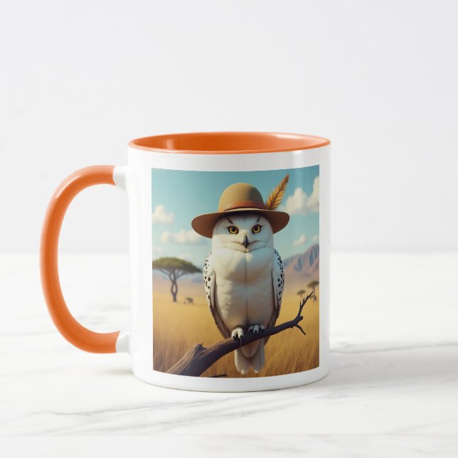 Mug chouette en afrique (Gauche)