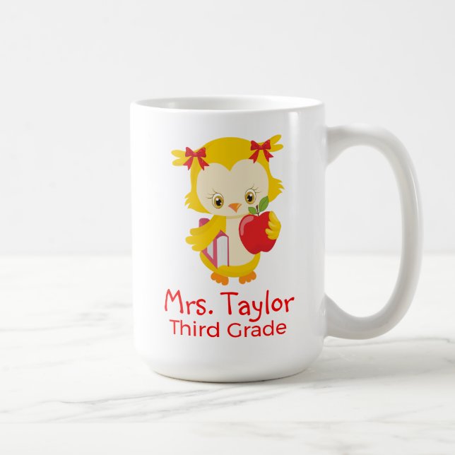 Mug Chouette enseignant (Droite)