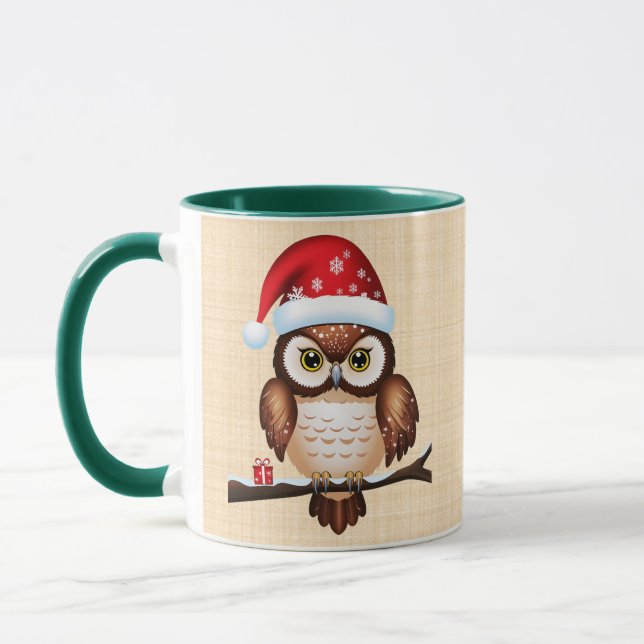 Mug Chouette Noël (Gauche)