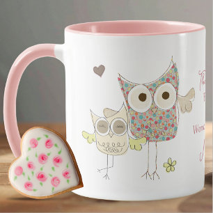 Mug Chouette Personnalisé pour Enseignant