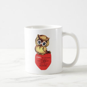 Mug Chouette vintage Valentine