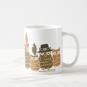 Mug Chouettes d'action de grâce