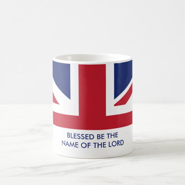 Mug chrétien | Union Jack britannique personnalisée (Centre)