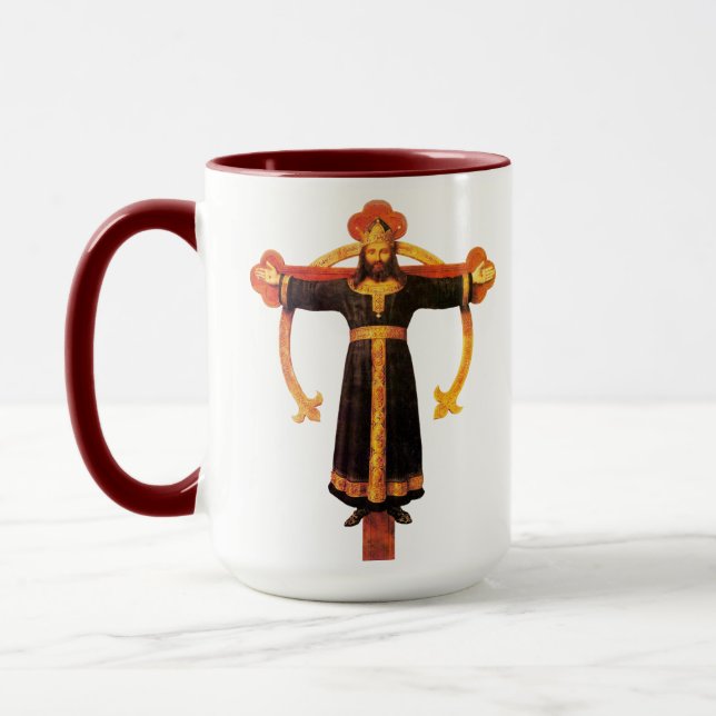 Mug Christ le roi Icône orthodoxe catholique (Gauche)