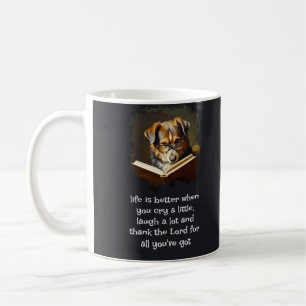 Mug Christian Advice Fun Wise Dog Life est meilleur