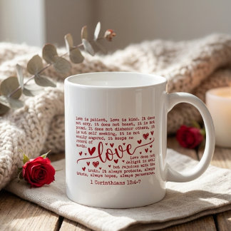 Mug Christian Bible Verse Inspirational Valentines Day